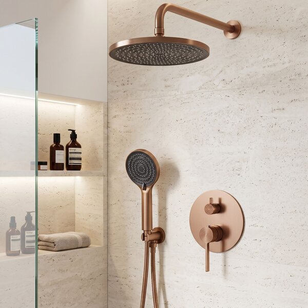 Shower system Rea Foster Brush Copper + BOX