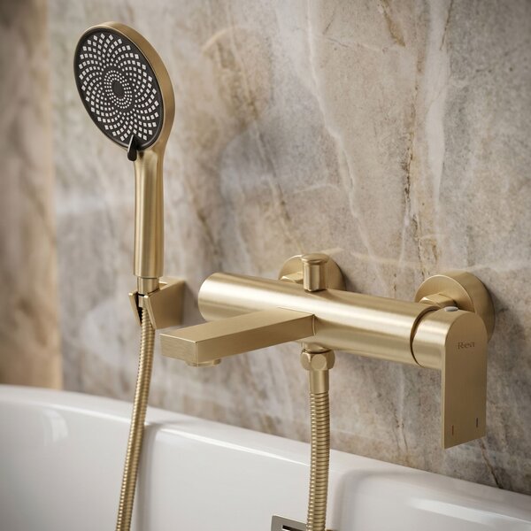 Bath faucet REA Hunter Brush Gold