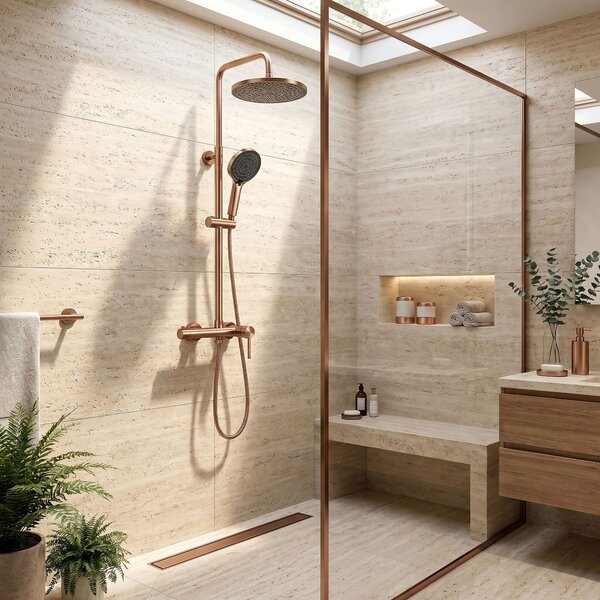 Shower set Rea Foster Brush Copper