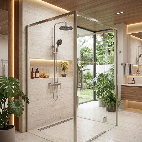 Shower set Rea Foster Brush Nickel
