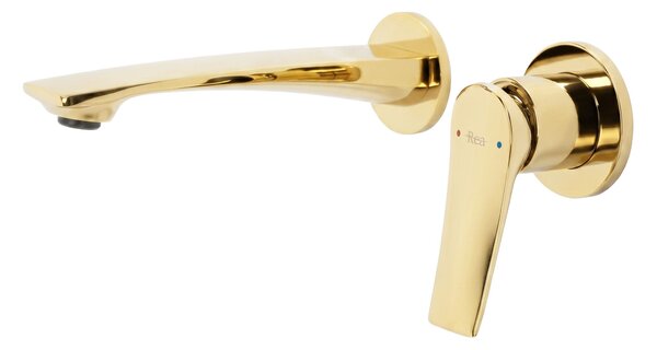 Concealed washbasin mixer REA VISION Gold + BOX