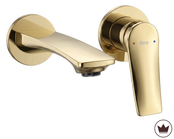 Concealed washbasin mixer REA VISION Gold + BOX