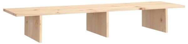 Monitor Stand 100x27x15 cm Solid Wood Pine