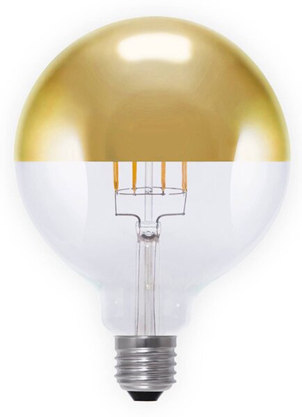 Half mirror LED bulb E27 7 W gold