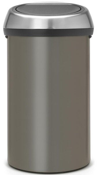 Brabantia Touch Bin 60 Litre Platinum (Matt Steel FPP Lid)