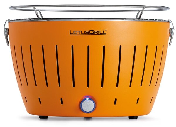 LotusGrill Smokeless Charcoal Grill BBQ Orange