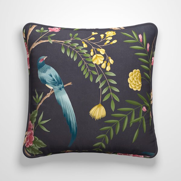 Maximalist Wagtail Made to Order Cushion Cover