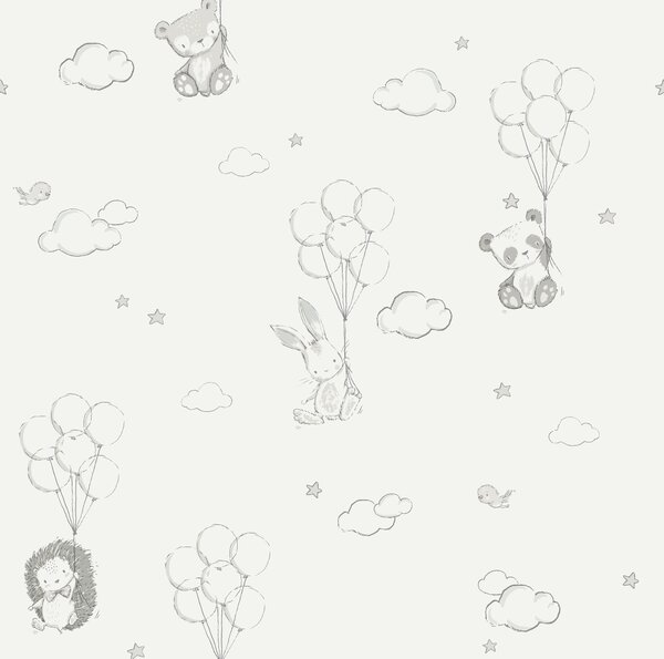 Animals & Balloons Wallpaper