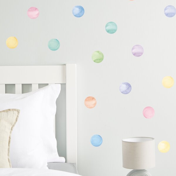 Watercolour Spots Small Wall Sticker