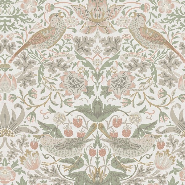 William Morris Strawberry Thief Wallpaper