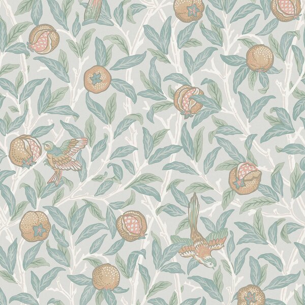 William Morris Bird Pomegranate Wallpaper