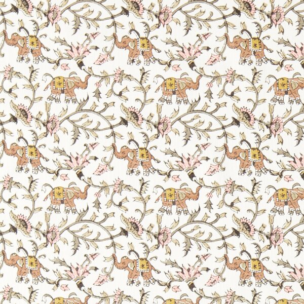 Clarke & Clarke Hathi Fabric Natural