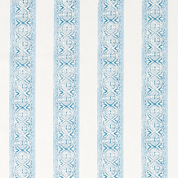 Clarke & Clarke Kalamkari Fabric Cobalt