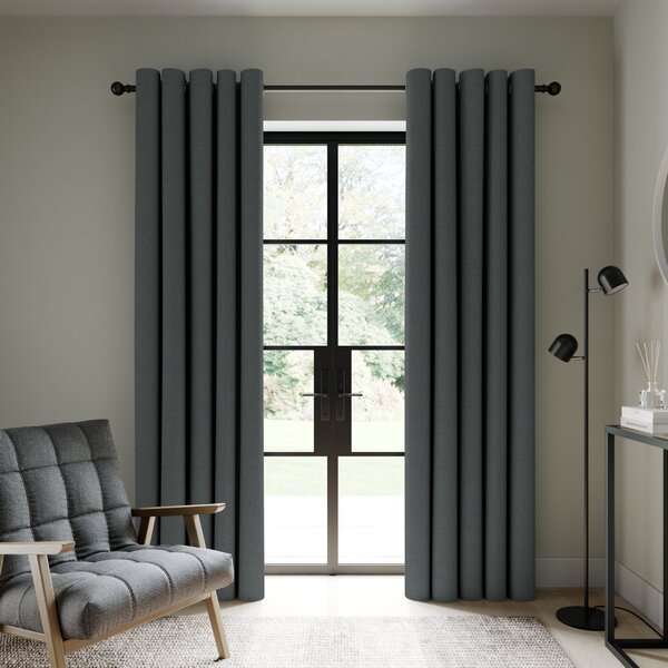 Berlin Blackout Eyelet Curtains