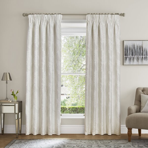 Dorma Luxe Wisteria Blackout Pencil Pleat Curtains