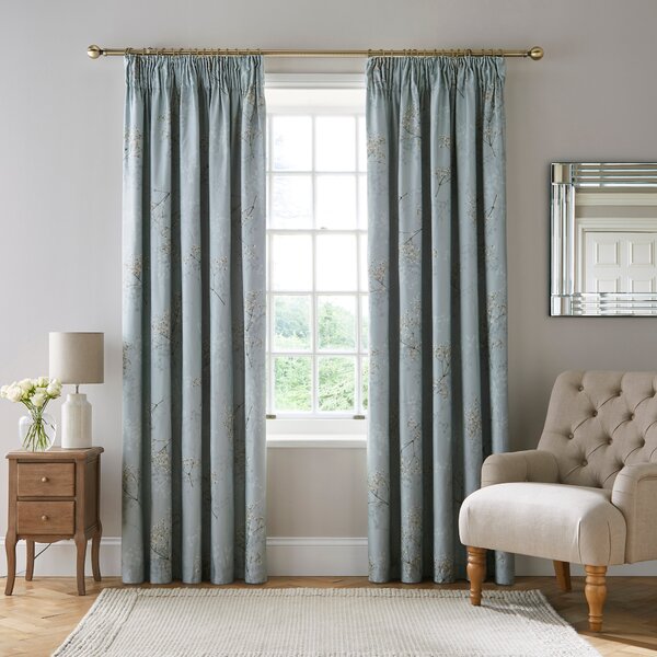 Dorma Gypsophilia Blackout Pencil Pleat Curtains