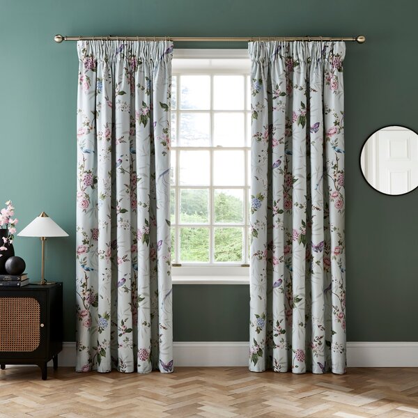 Dorma Love Bird Blackout Pencil Pleat Curtains