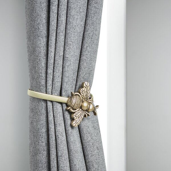 Metal Bee Magnetic Curtain Tieback