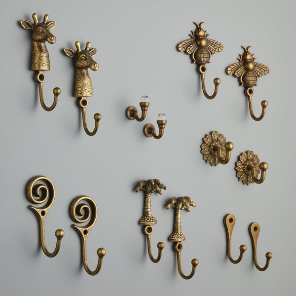 Mix and Match Bee Curtain Tieback Hooks