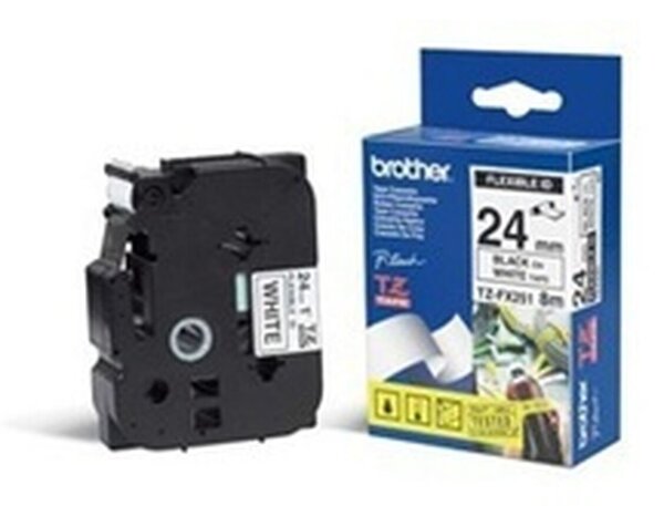 Original Ink Cartridge Brother TZEFX651 Yellow Black/Yellow