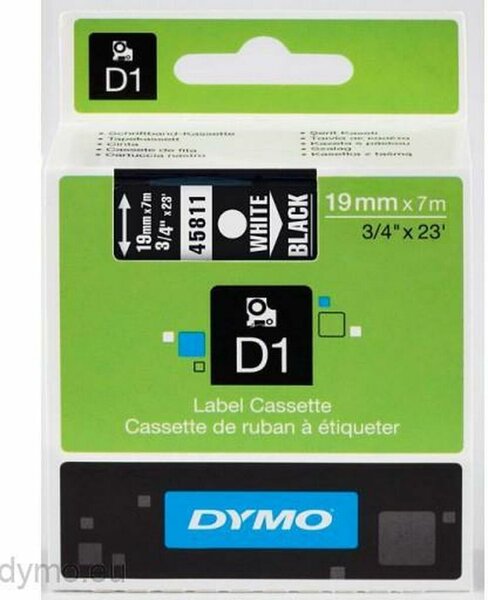 Printer Labels Dymo S0720910 Black White/Black 7 m