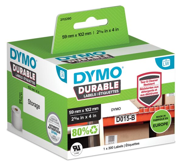 Printer Labels Dymo Durable White