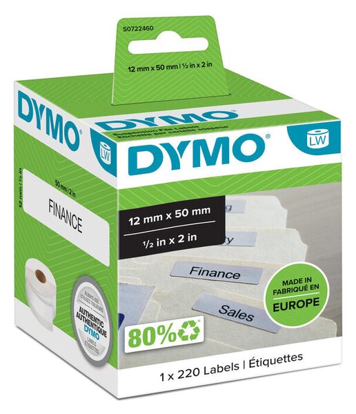 Printer Labels Dymo 99017 50 x 12 mm LabelWriter™ White (6 Units)