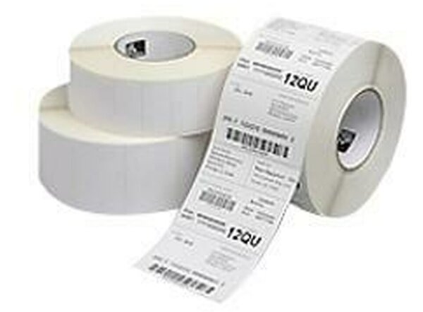 Printer Labels Zebra Ultimate 3000T White Ø 25 mm (12 Units)