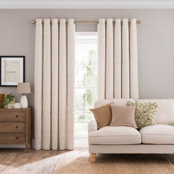 Alora Chenille Thermal Eyelet Curtains