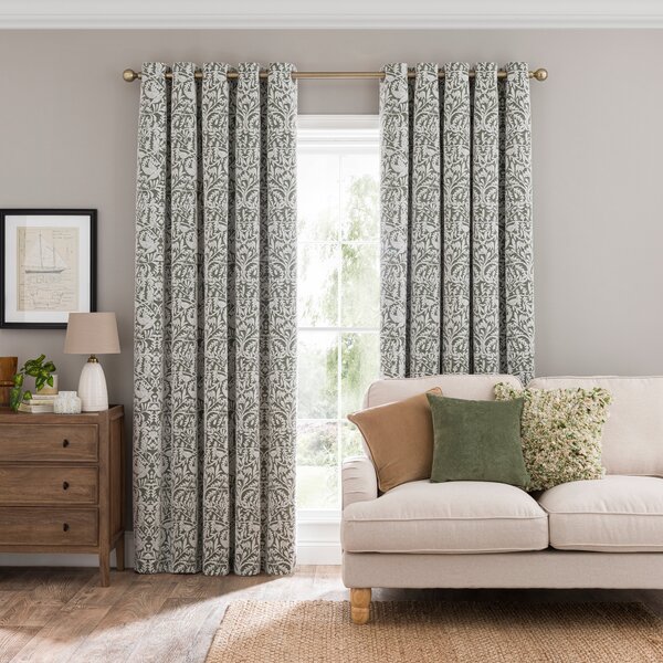 Alora Chenille Thermal Eyelet Curtains