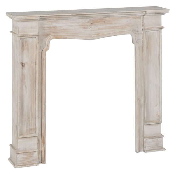 Fireplace Fir wood MDF Wood 108 x 21,5 x 101 cm