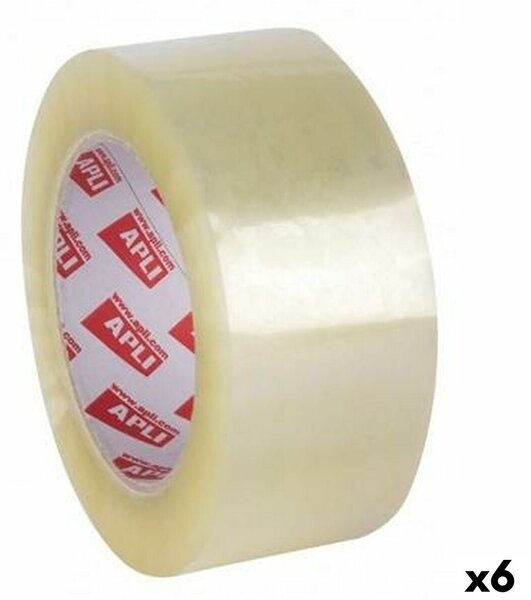 Adhesive Tape Apli Transparent 48 mm x 132 m (6 Units)