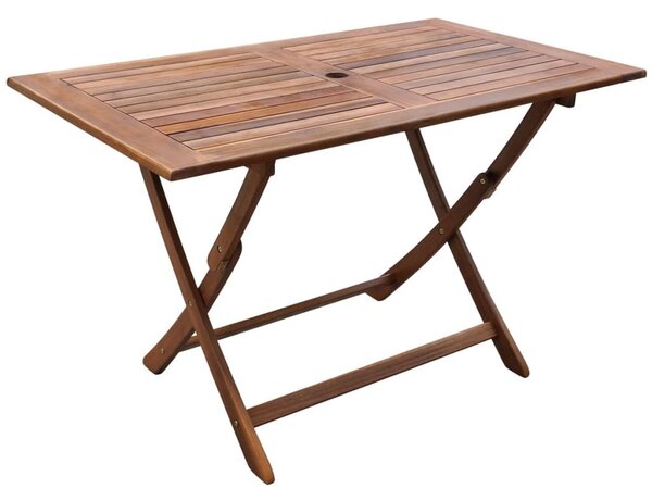 Garden Table 120x70x75 cm Solid Acacia Wood