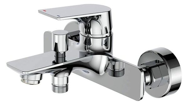 Mixer Tap EDM Cascais Bathtub Stainless steel Zinc Brass