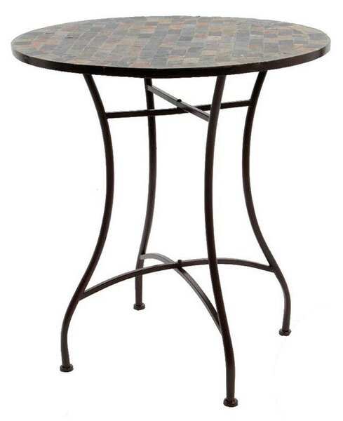 Side table Stuttgart Brown Iron (70 x 77 cm)