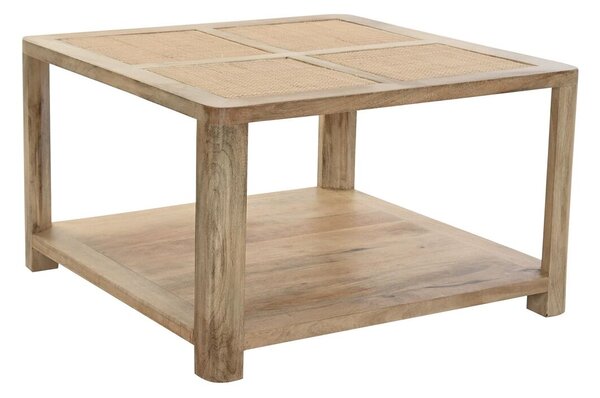 Centre Table DKD Home Decor Light brown Mango wood 76 x 76 x 45 cm