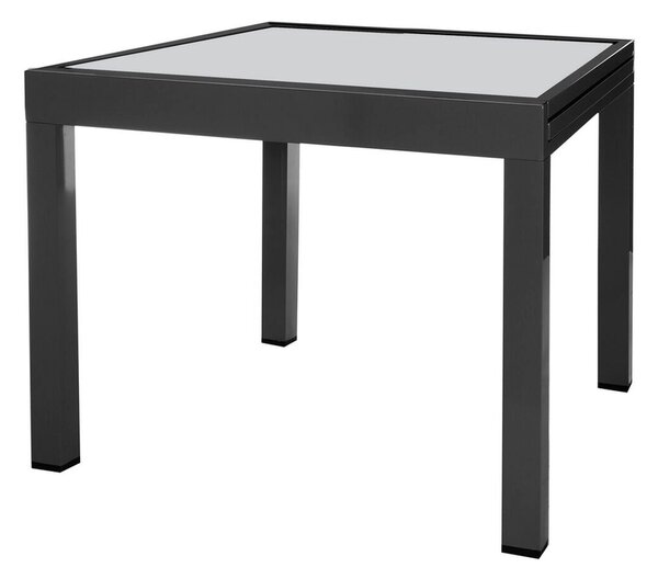 Expandable table Thais 90 x 90 x 74 cm Aluminium