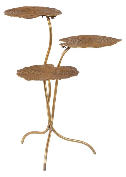 Side table 64,5 x 54 x 78 cm Golden Metal