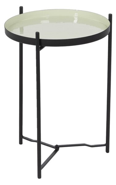 Side table 35,5 x 35,5 x 50,5 cm Black Green Iron