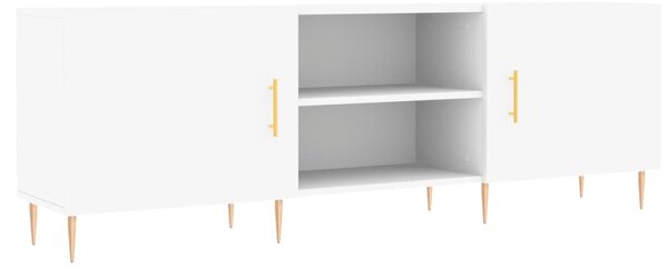 TV Cabinet White 150x30x50 cm Engineered Wood