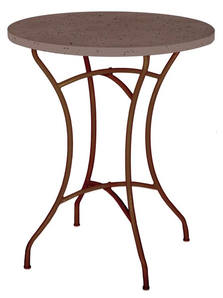 Table Terrazzo Table Brown 60 x 60 x 72 cm