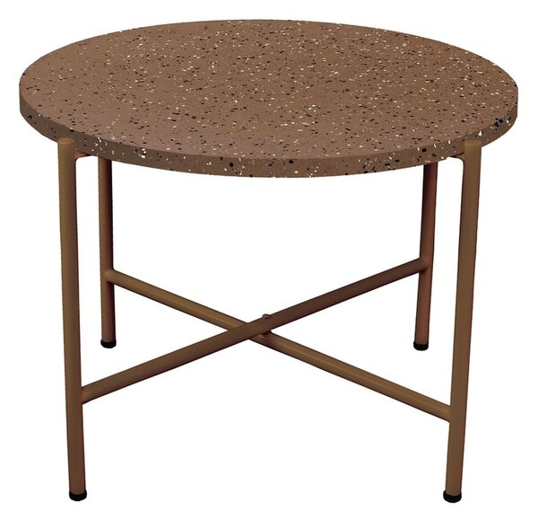 Side table Terrazzo Brown 60 x 60 x 45 cm