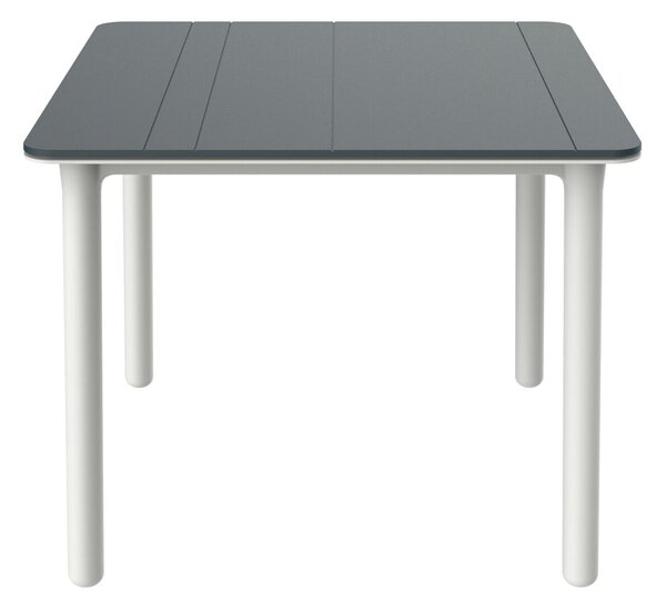 Table Garbar Noa White Dark grey polypropylene 90 x 90 x 74 cm 90 x 74 x 90 cm