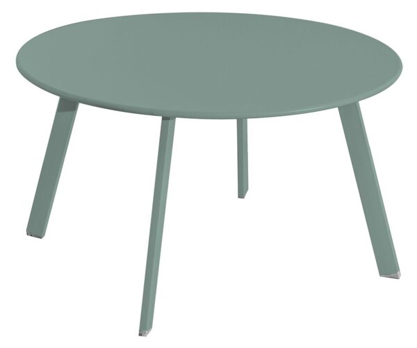 Side table Marzia Green Steel 70 x 70 x 40 cm