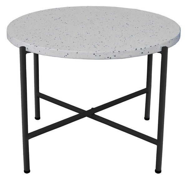 Side table Terrazzo Black 60 x 60 x 45 cm