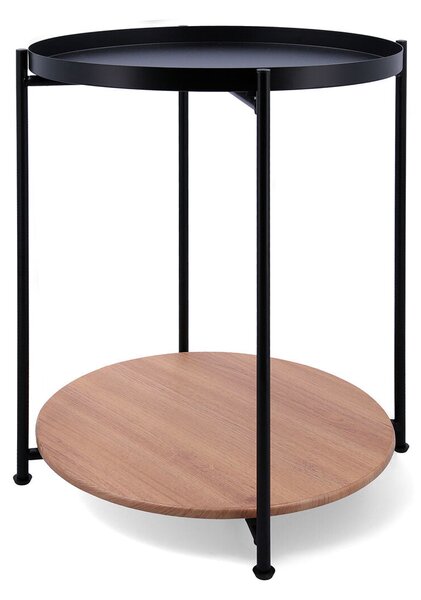 Side table Vinthera Moa Steel Black 42 x 42 x 52 cm