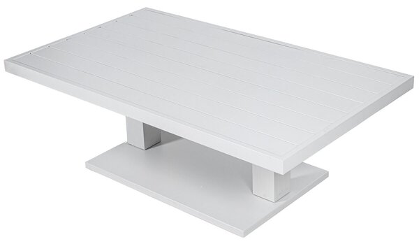 Table Alexandra House Living White 140 x 82 cm Adjustable