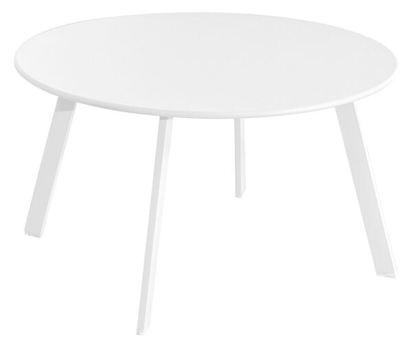 Side table Marzia Steel White 70 x 70 x 40 cm