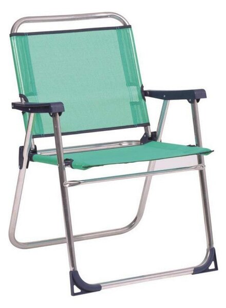 Beach Chair Alco 631 ALF/30 Aluminium Fixed Green 57 x 78 x 57 cm (57 x 78 x 57 cm)