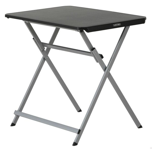 Side table Lifetime Black 75 x 66 x 50,5 cm Steel Plastic